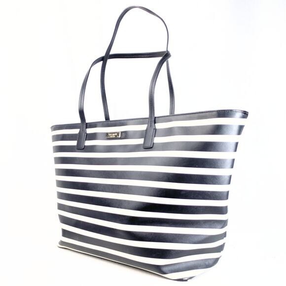 kate spade Handbags - Pre-owned Kate Spade Shore Street Sailing Stripe Margareta Tote Shoulder Bag